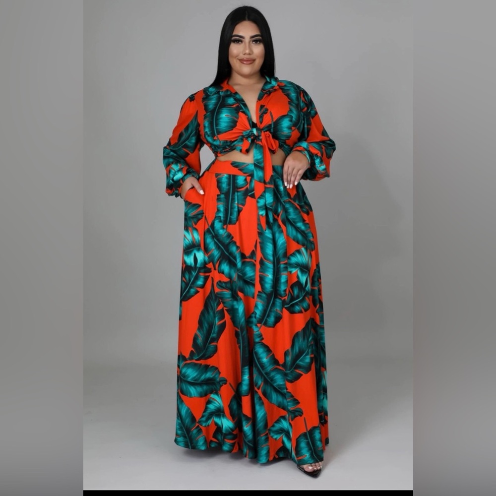 Focus on me Floral 2sets pieces skirt